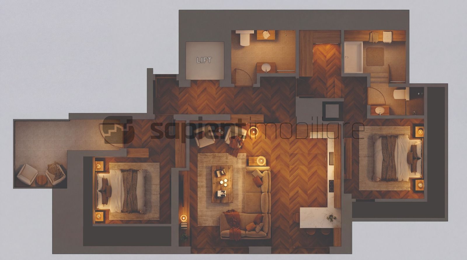 Penthouse NOU în Centrul Oradei | Terasă Panoramică 40 mp - Poză 2