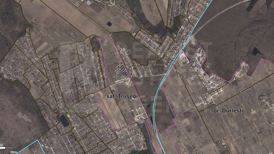 Vânzare, teren, 618 mp, com. Trușeni - Poză 4