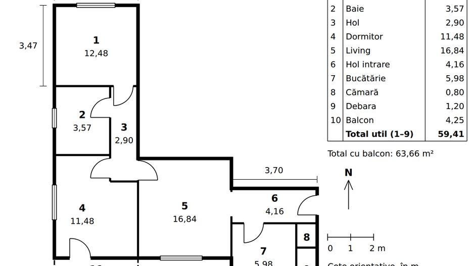 Apartament cu 3 camere de inchiriat – Calea Giulesti - Poză 6