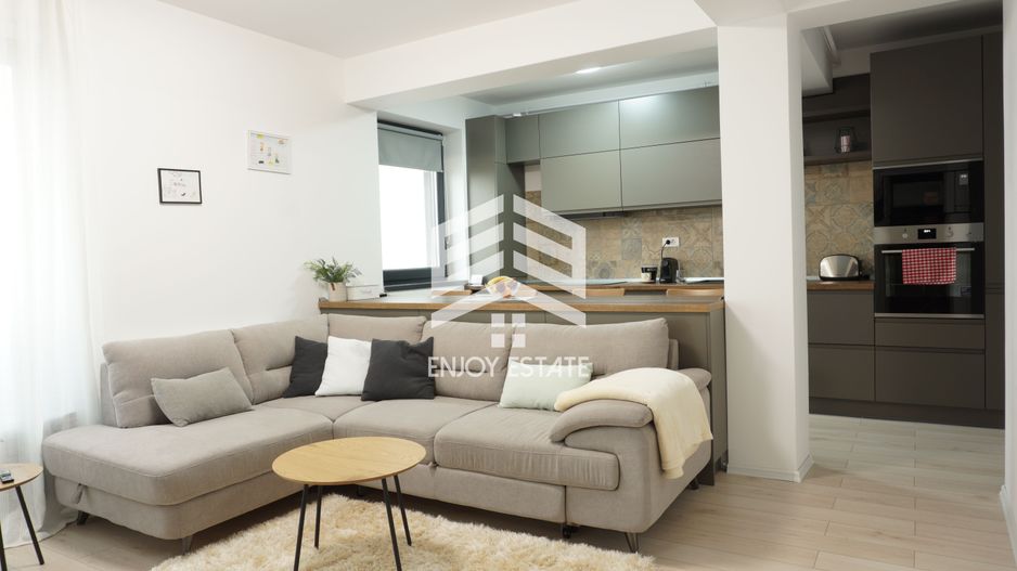 Apartament open space, etaj superior, mobilat si utilat modern - Poză 3