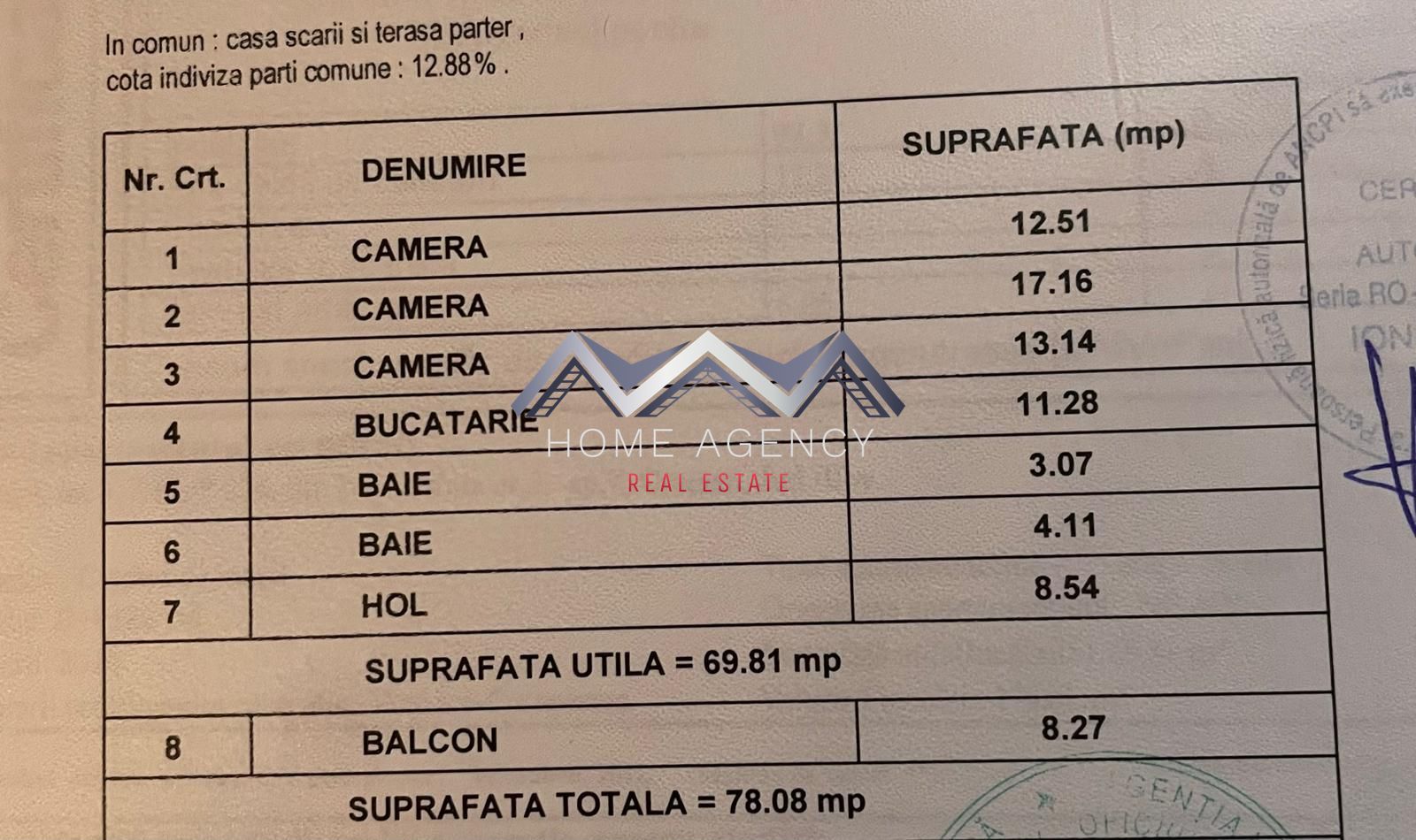 Apartament 3 camere | decomandat, mobilat, utilat, 2 locuri parcare - Schiță 13