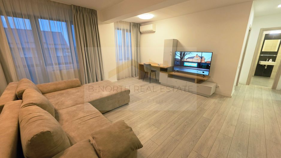 Otopeni | 2 camere, 76 mp utili, mobilat, parcare inclusă - Poză 1