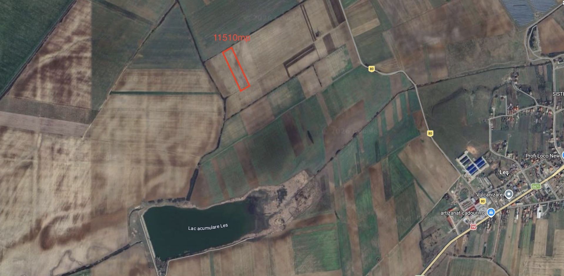 Teren extravilan de vânzare în Leș - Poză 1