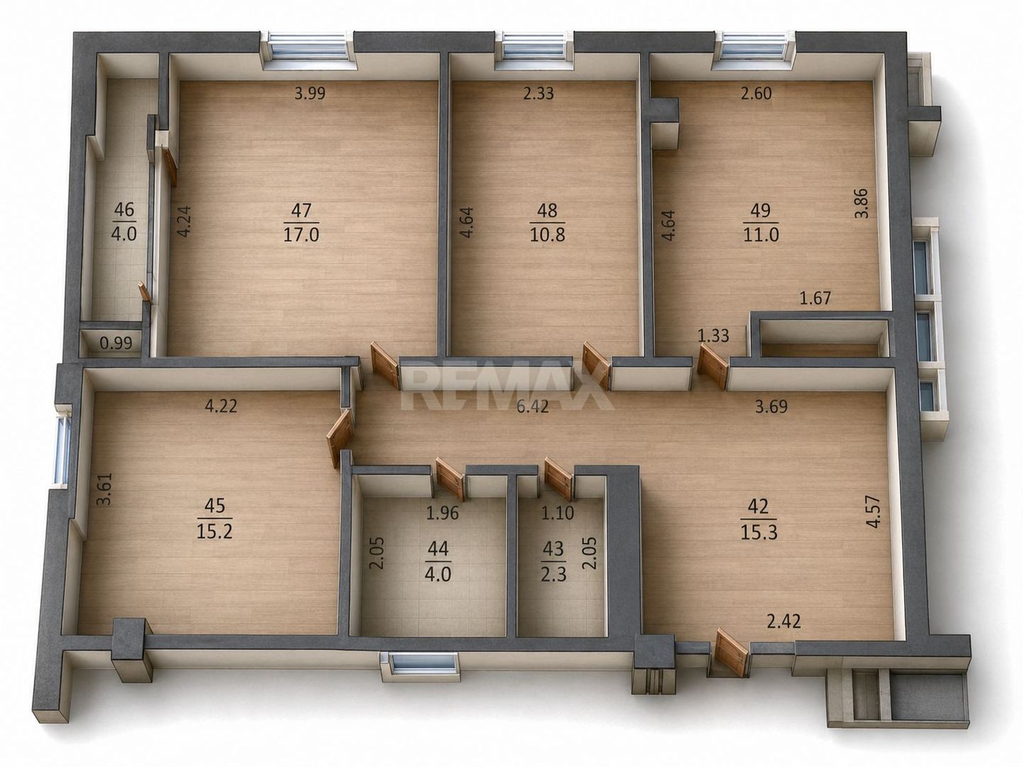 Exclusiv! 3 camere, 80 m², Botanica, Tudor Strișcă – bloc nou dat în exploatare - Poză 5
