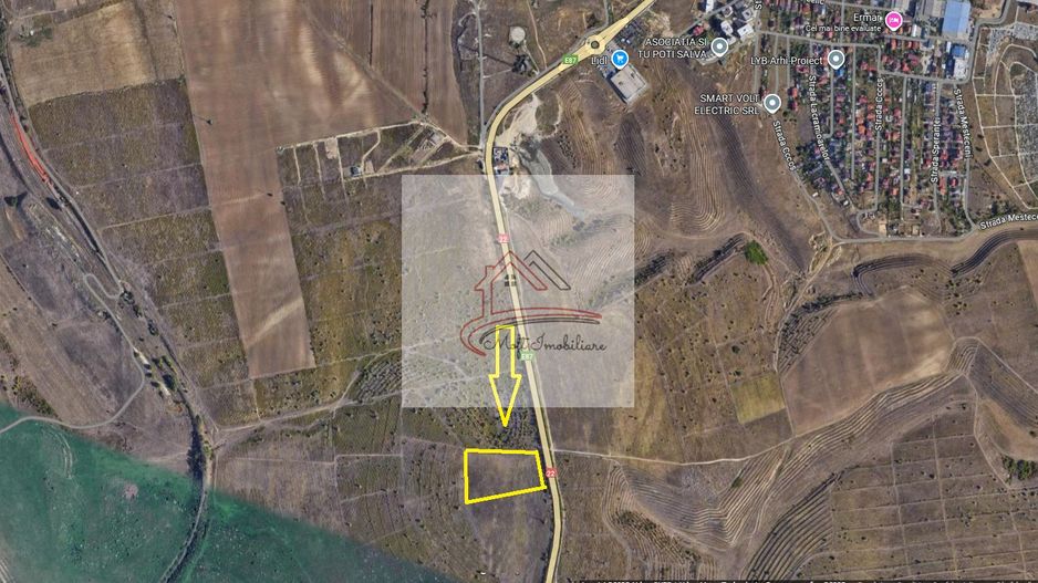 TEREN EXTRAVILAN LA INTRARE IN TULCEA ! 50 euro/mp - Poză 2