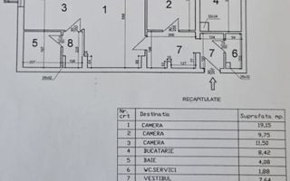 Apartament 3 camere renovat premium | Tei - Schiță 18