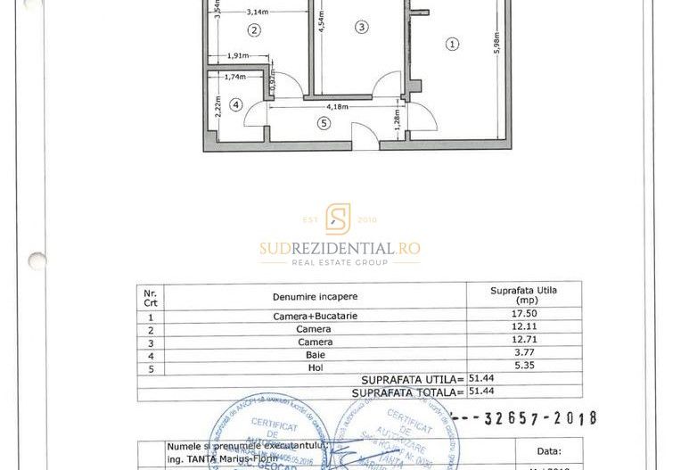 Apartament 3 camere de vanzare, Brown Residence Metalurgiei, Sector 4 - Schiță 8
