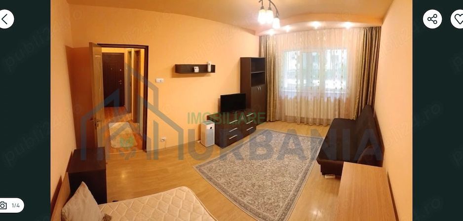 Apartament 1 camera de inchiriat, mobilat si utilat complet - Iasi, str. Tabacului - Poză 1