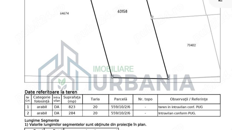 Vând teren intravilan 1100 mp - Poză 2