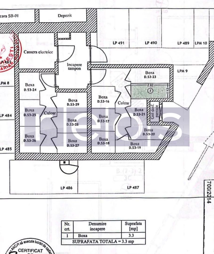VANZARE APARTAMENT 3 CAMERE 100MP | ONE VERDI | ULTRAFINISAT | PARCARE - Schiță 26