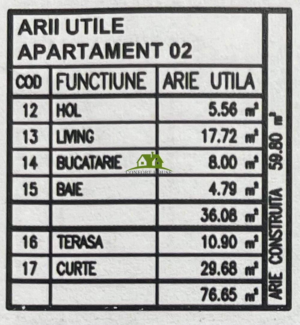 Garsoniera, bloc nou, P+3, Ap.02, Parter, Bl.3 - CP2440309 - Poză 7