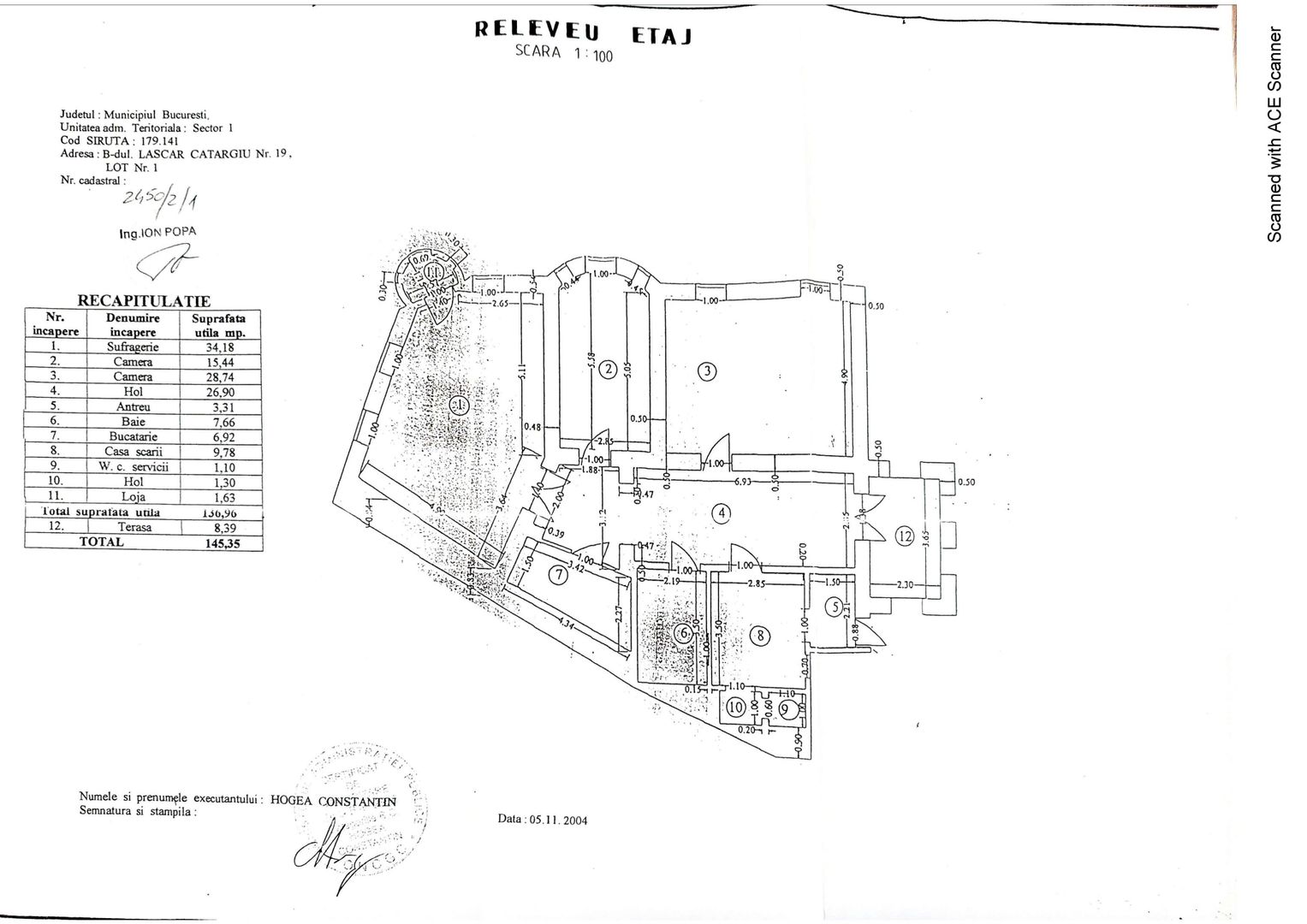 Vila Consolidata | Lascar Catargiu | 620mp utili | Instalatii noi - Schiță 22