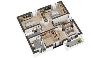 Vila de lux Selimbar proiect Beverly Hills by Casian's Residence - Schiță 7