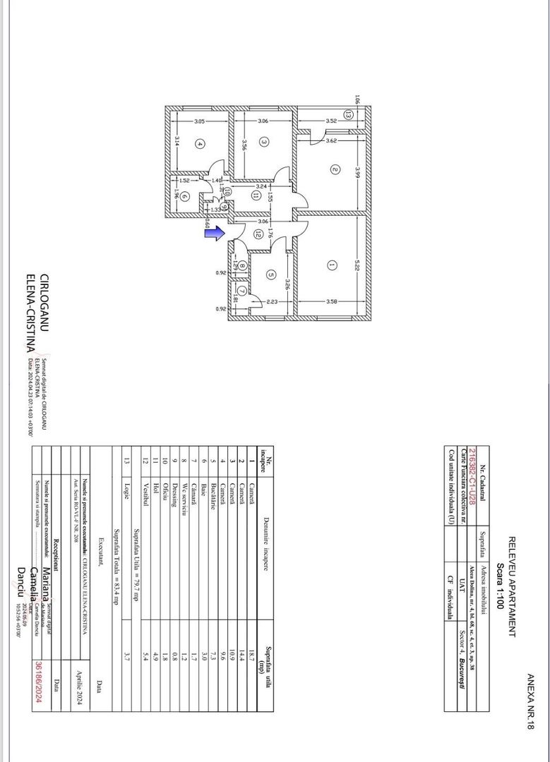 Apartament 4 camere decomandat Sector 4 Straja -Bd. Brancoveanu - Poză 6