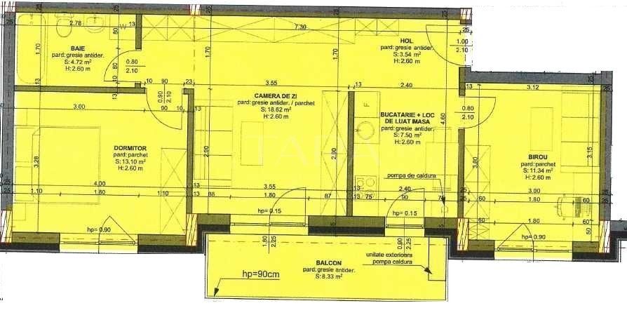 Apartament modern 3 camere, zona Chinteni - Poză 6