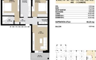 Apartament cu 3 camere | decomandat - SECTOR 4 - - Poză 6