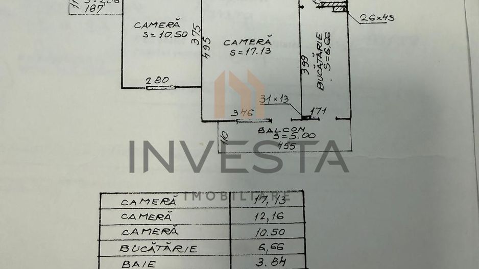 3 camere decomandate etaj V!  Manastur, zona La Terenuri! 2600e/mp! - Schiță 10