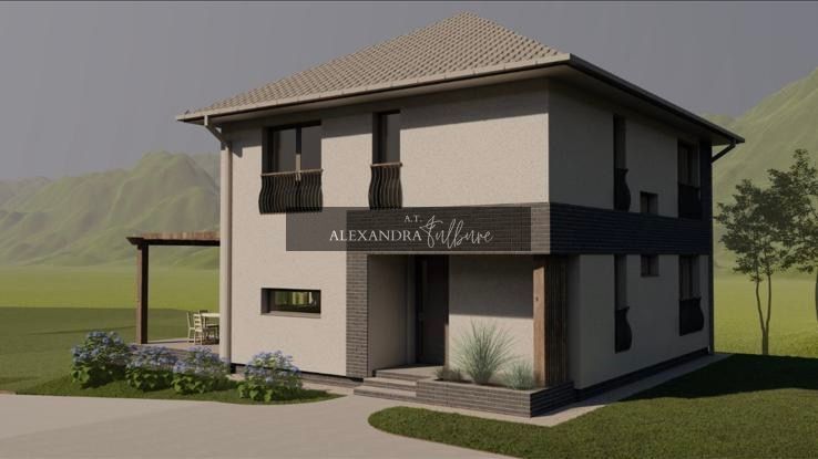 Casa individuala de vanzare, 5 camere, dressing, 3 bai, 600mp curte - Poză 2