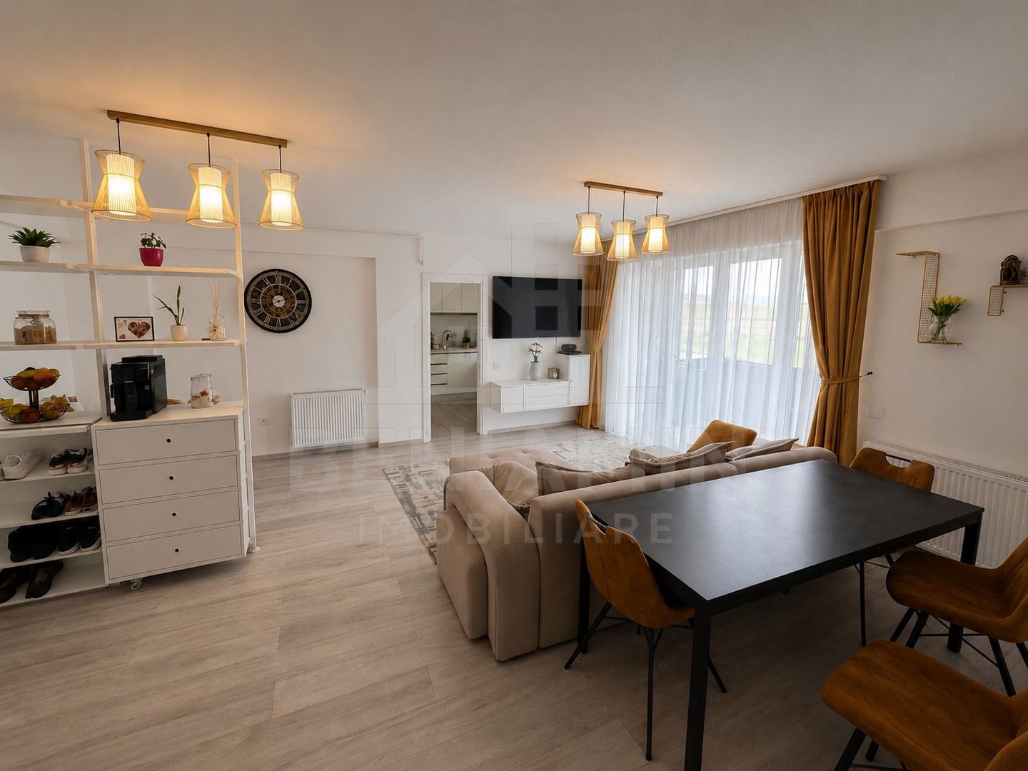 Apartament-3 Camere-2 Bai-106mp-Parcare subterană+Boxa-Soho Residence - Poză 1