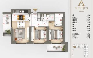 Ap 3 Camere Smart Home! Izolatie Fonica! Incalzire In Pardoseala - Poză 8