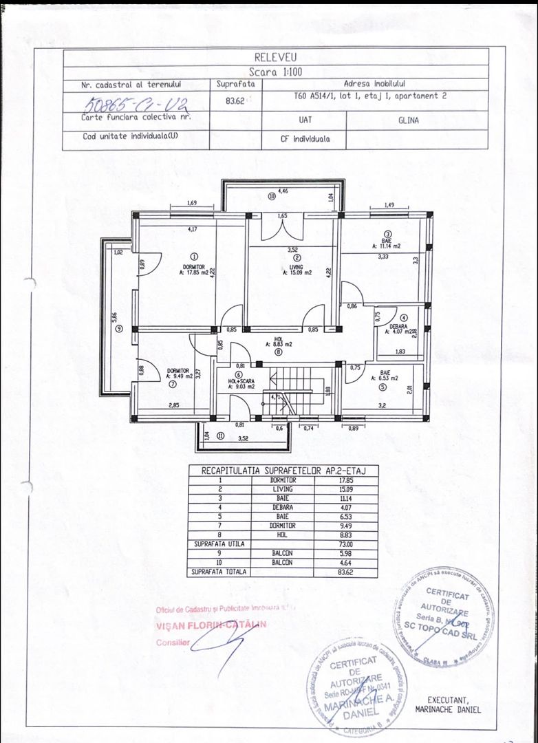 Apartament De 3 Camere Cu Gradina Mobilat Si Utilat - Poză 15