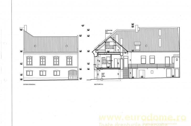 Casa cu teren de 256mp in centrul istoric al Brasovului - Schiță 17