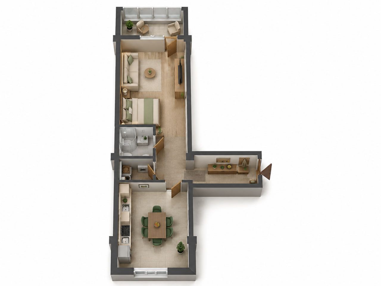 INVESTIȚIE | 1 CAMERĂ – 53,1 m² | CIOCANA, GINTA LATINĂ - Poză 11