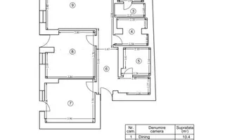Apartament 3 camere Eminescu | Curte 77mp. - Poză 29