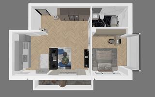Apartament 2 Camere 53 mp | Lift | Liziera Padurii | Terra, Floresti - Poză 2
