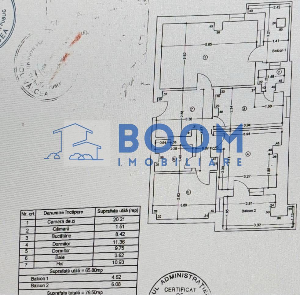 Apartament 3 camere | Centrala proprie | Proiect lift aprobat - Poză 13