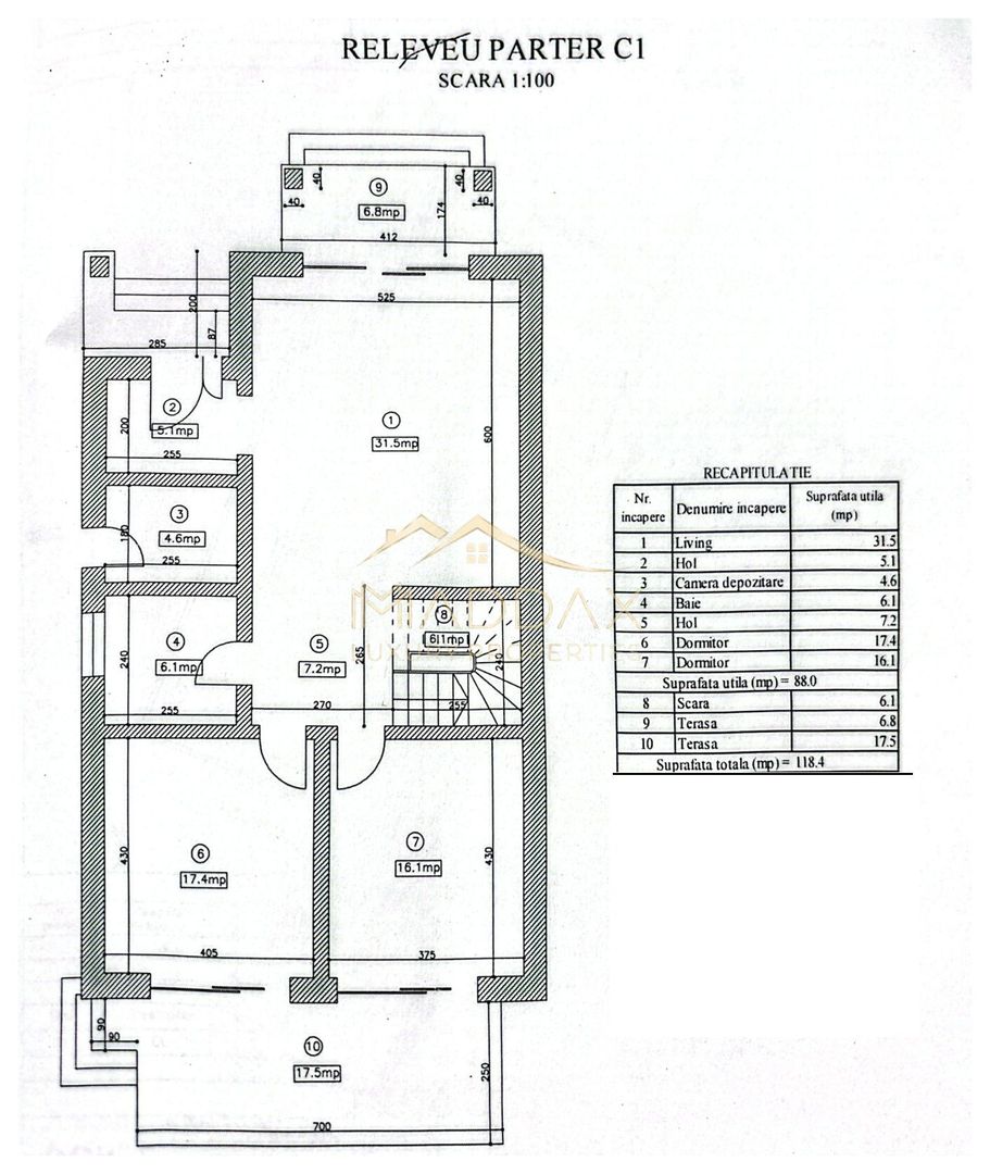 Vila individuala cu 6 camere // *224 mp* // 430mp teren // Pipera - Schiță 56