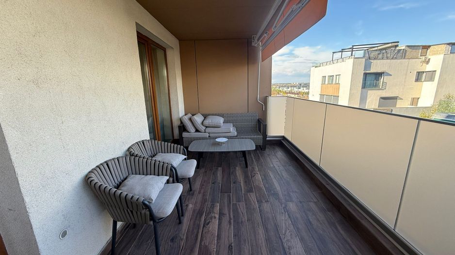Apartament 3 camere cu terasa si priveliste placuta I Ambiance Pipera - Poză 13