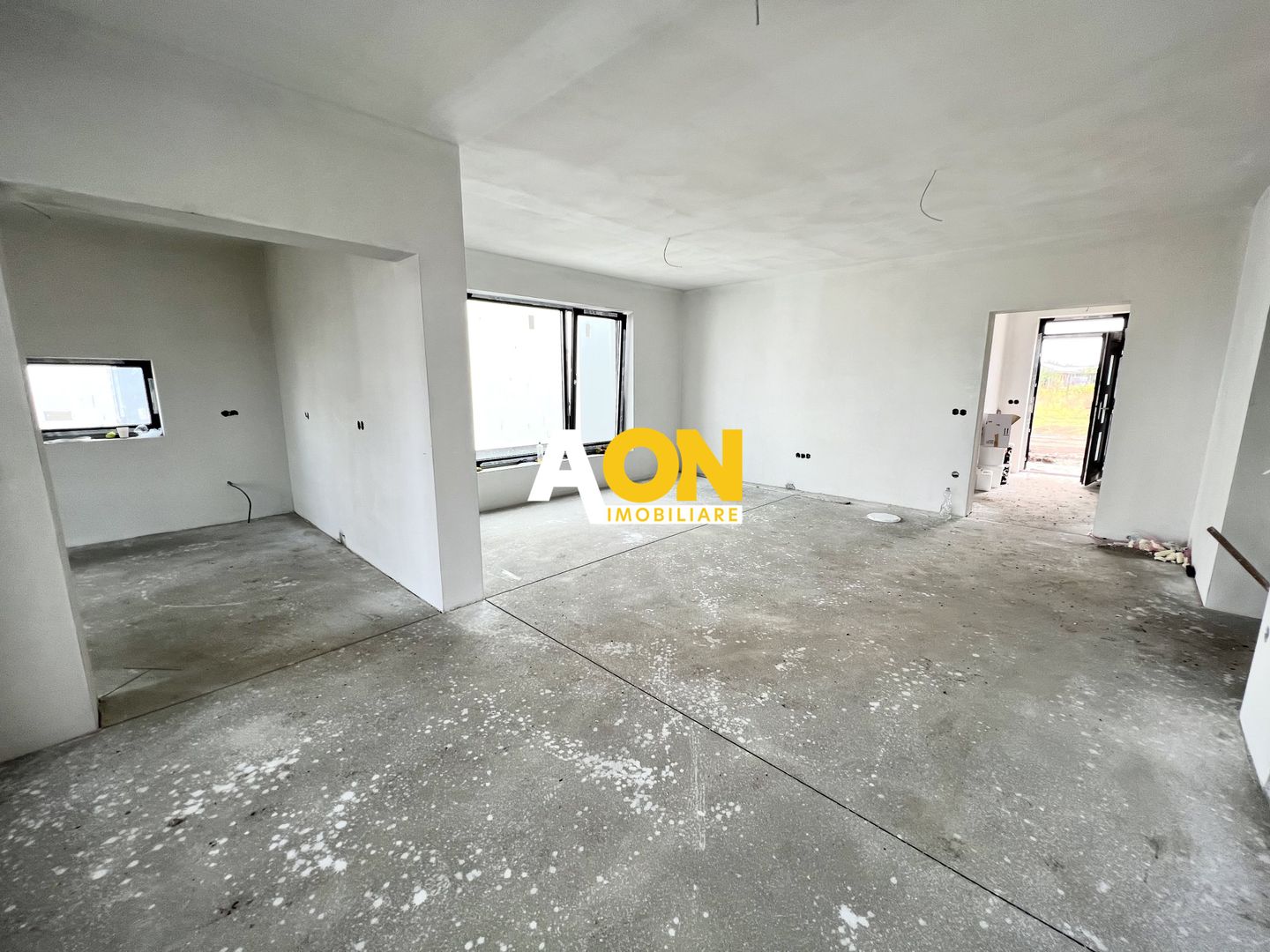 Casa individuala semifinisata, 4 camere, 2 bai, 448mp teren - Poză 2