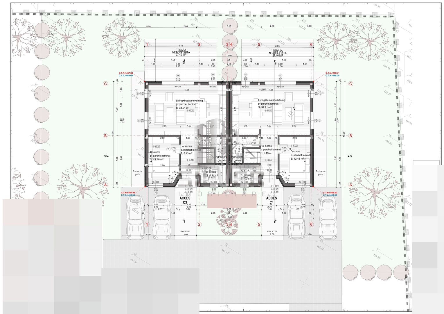 Casa cuplata in zona accesibila cu CF. - Poză 3