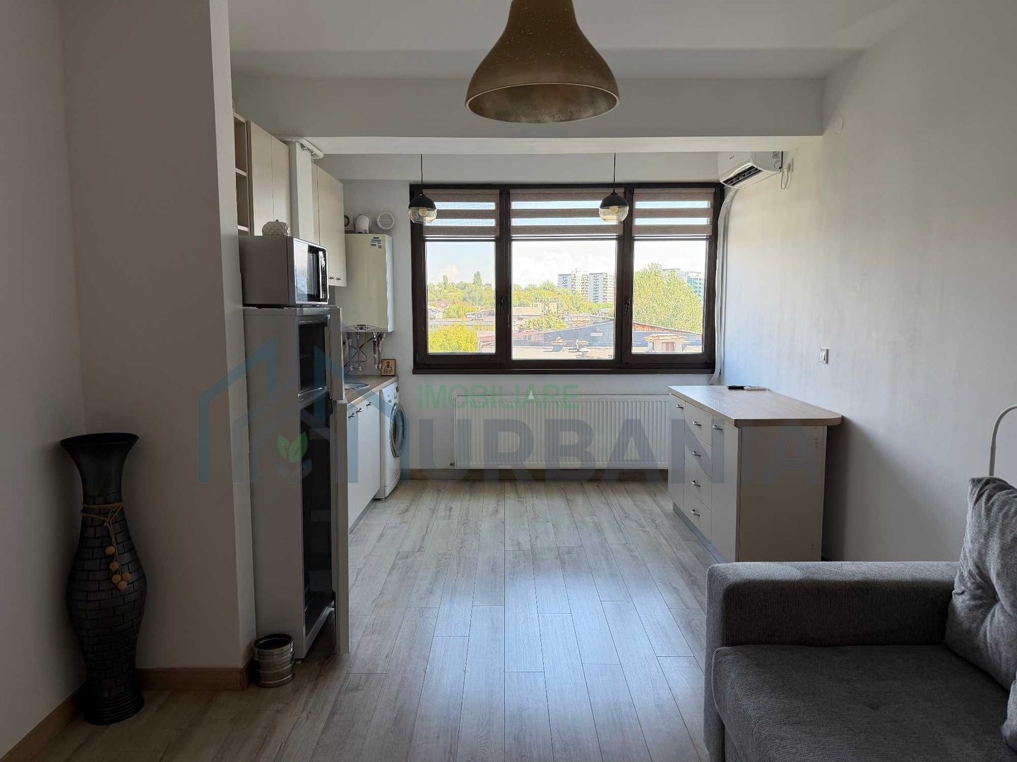 Garsonieră mobilată și utilată, 27,9 mp – Piața Doi Băieți, Iași - Poză 1