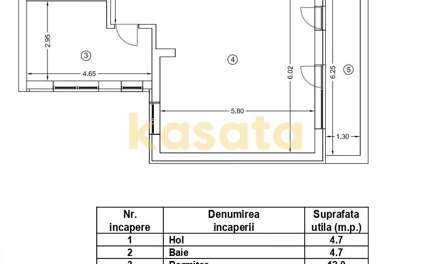 Apartament 2 Camere | Bloc Nou | 13 Septembrie | Parcare Subterană - Schiță 18