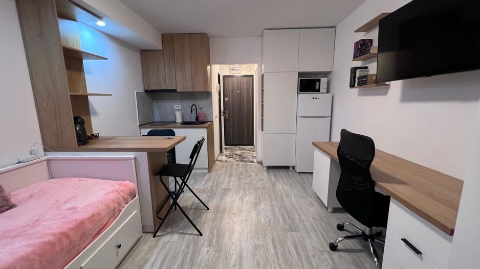 Garsonieră modernă, pet friendly etaj 1, bloc reabilitat, 1 min metrou - Poză 1