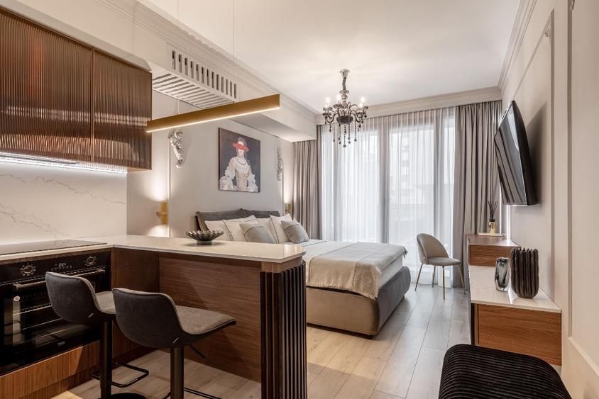 Studiou superb de vânzare, Win Herestrău, mobilat si utilat lux, terasă - Poză 1