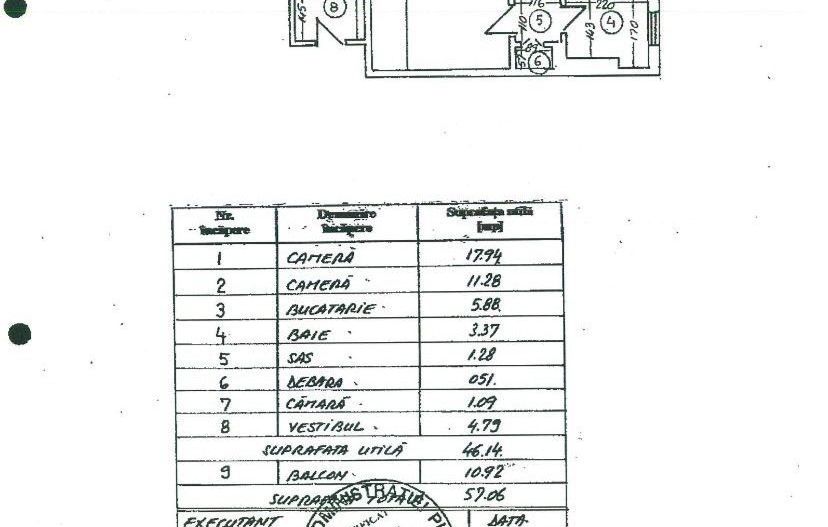 Apartament 2 camere, 57 mp, Metrou 1 Mai - Poză 16