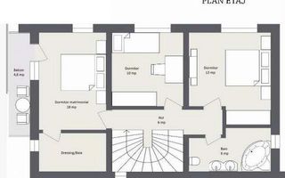 Casa Individuala Moderna cu 5 camere, in Cartierul Arhitectilor - Schiță 12