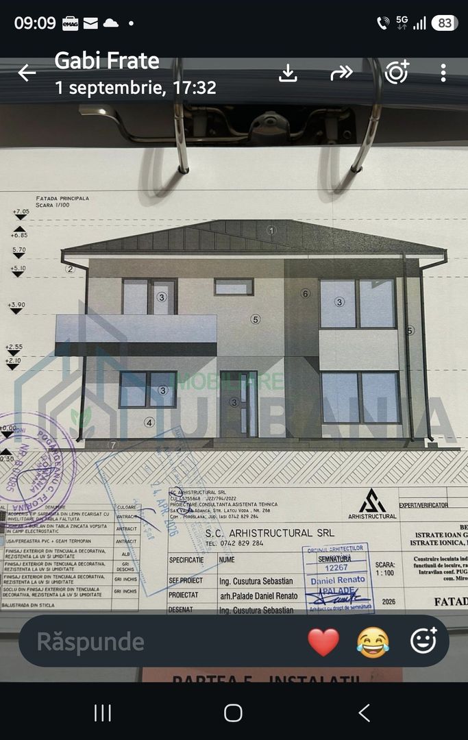 Casă finalizată de vânzare în Miroslava, 4 camere, 155 mp utili - Poză 1