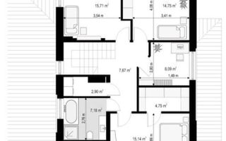 Casa Sibiu, Selimbar - 5 camere, 3 bai, garaj - - Poză 7