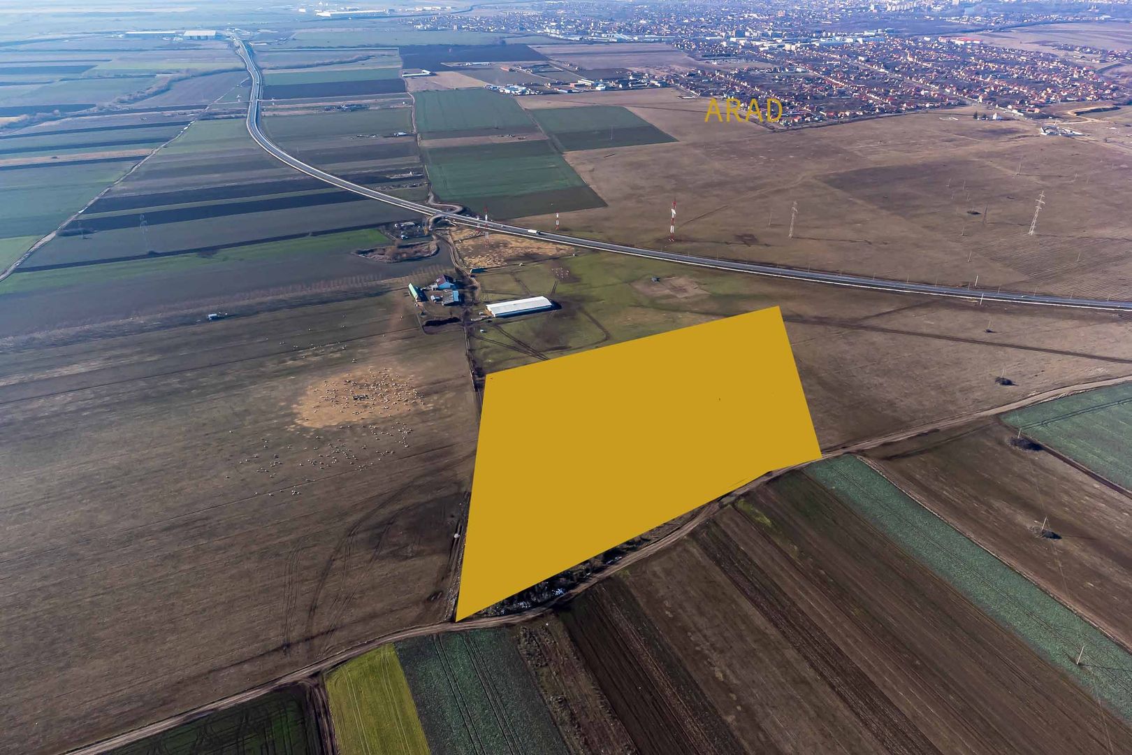 Teren agricol extravilan cu potențial de dezvoltare – 41.600 mp – Arad - Poză 2