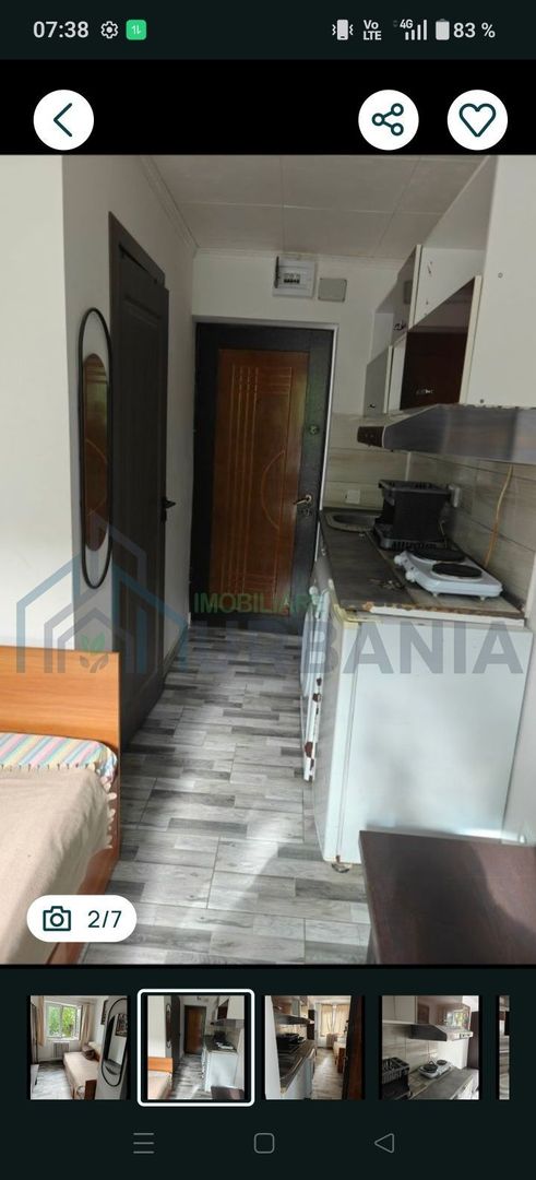 Vand camera camin 12 mp, Bularga, cu wc si dus, renovat complet, mobilat si utilat - Poză 1