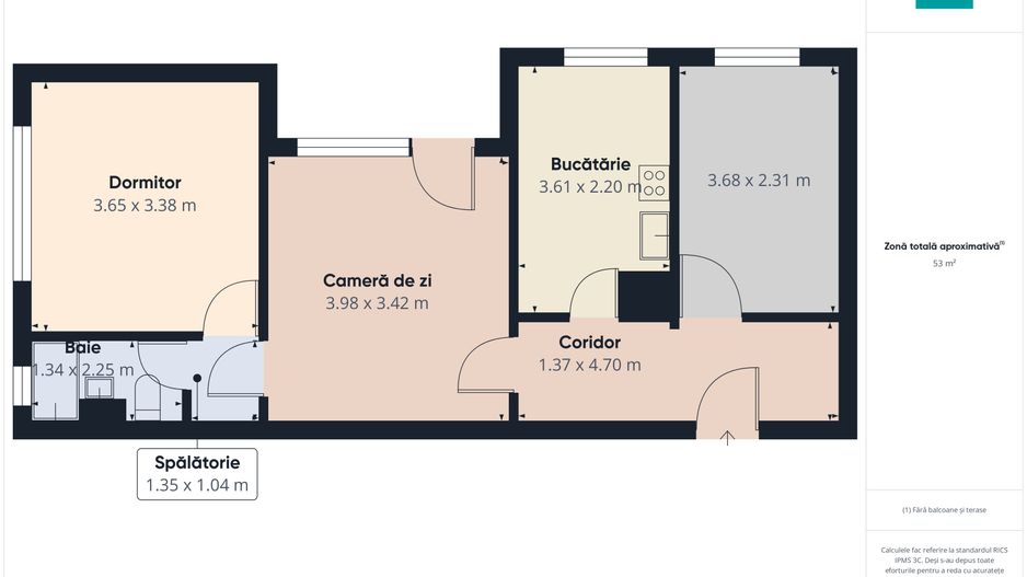 Apartament 3 camere, 60 mpu, Calea Torontalului - Poză 13