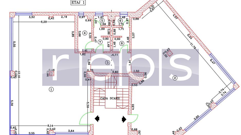 VANZARE SPATIU COMERCIAL | BIROURI 212 MP | STRADAL | VIZIBILITATE EXCELENTA | - Poză 1