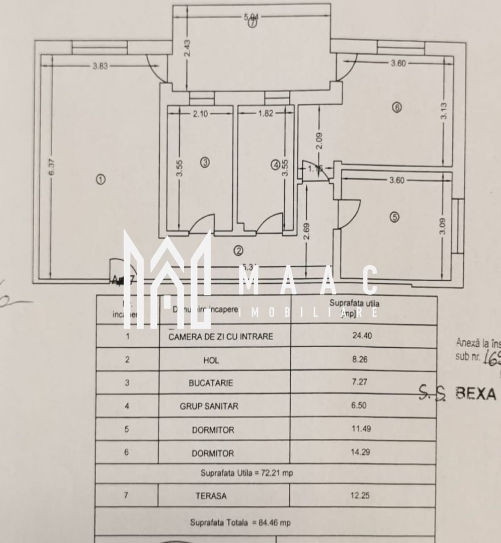 Apartament 3 camere | Etaj 1 | Decomandat | Arhitectilor - Poză 14