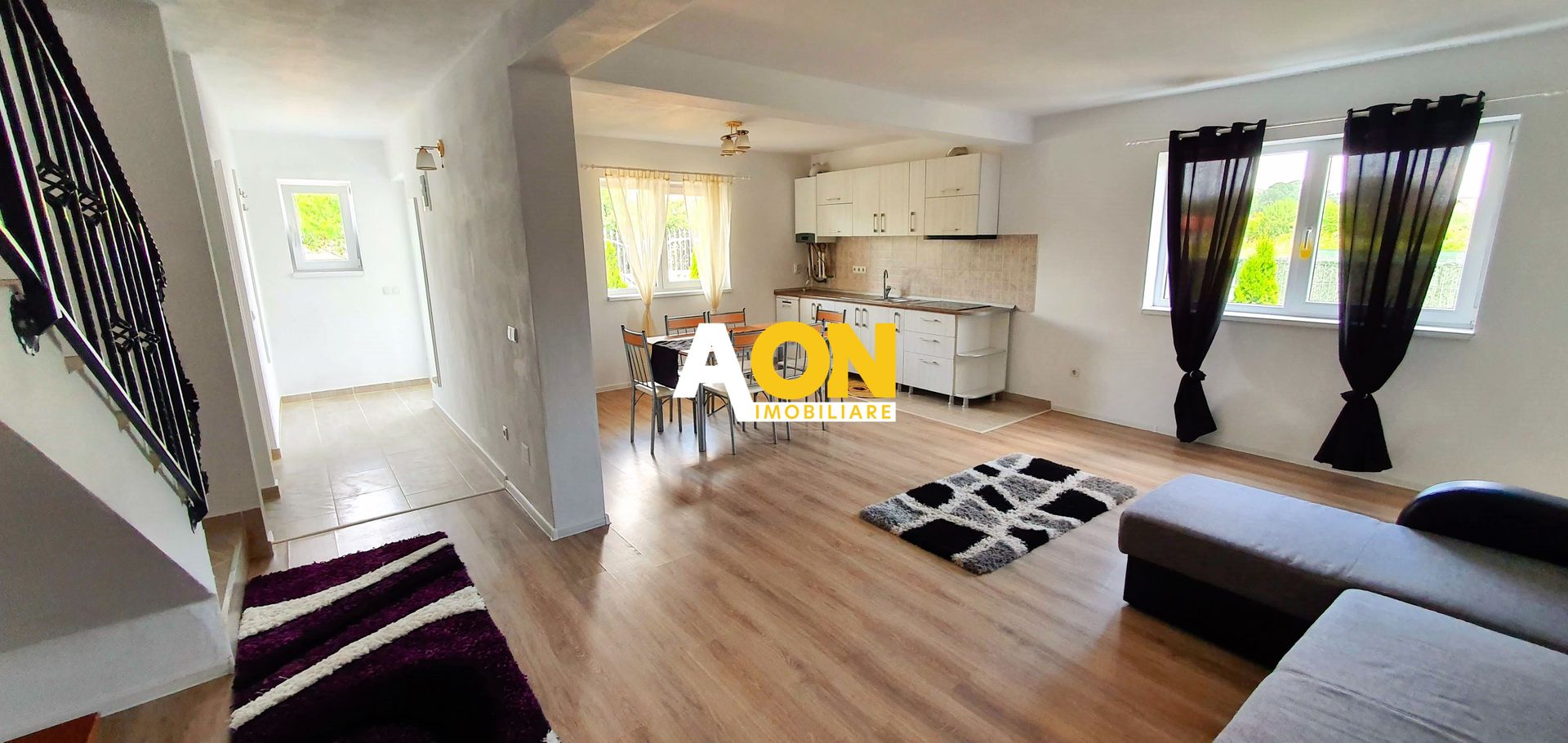 1/2 Duplex, 3 camere, mobilat, utilat, 160 mp teren, Alba-Micesti - Poză 3