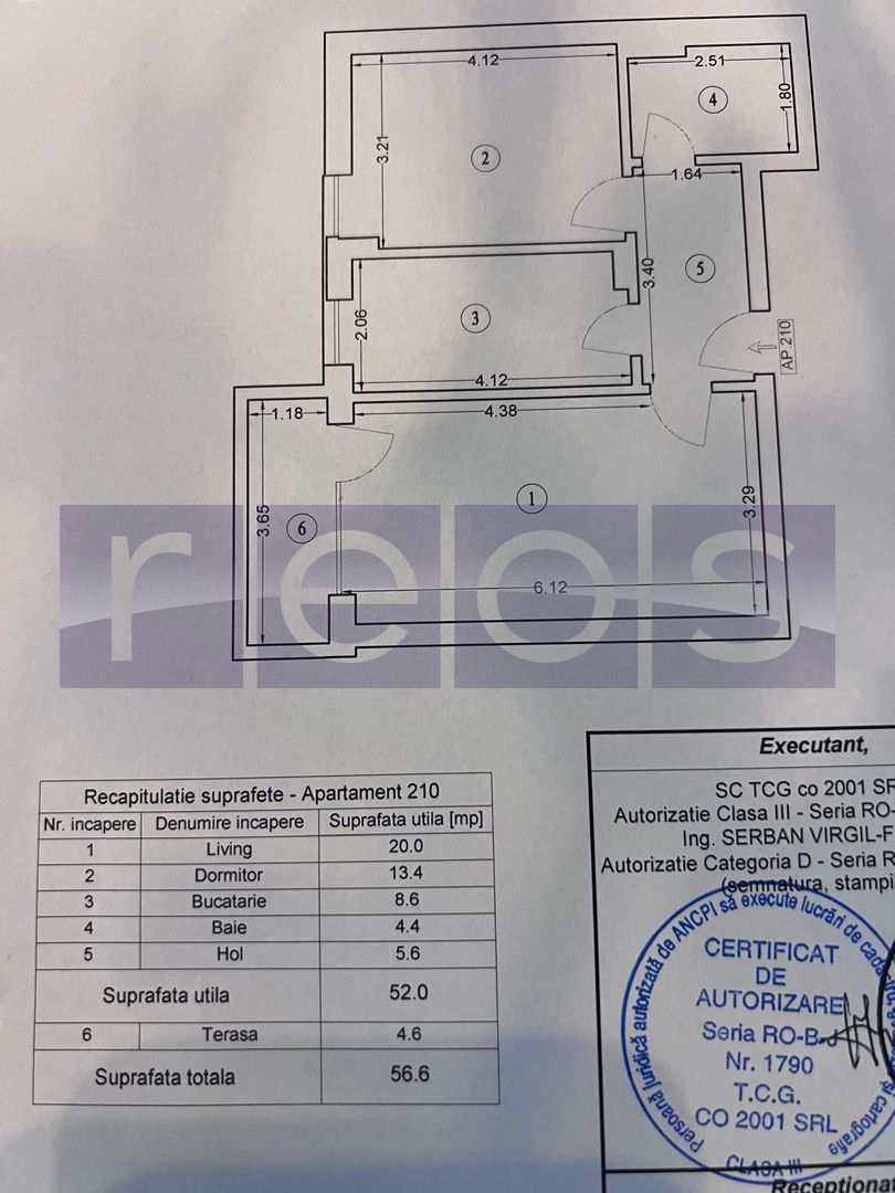 VANZARE APARTAMENT PREMIUM | 2 CAMERE 52MP | PARCARE | MOBILAT-UTILAT - Schiță 15