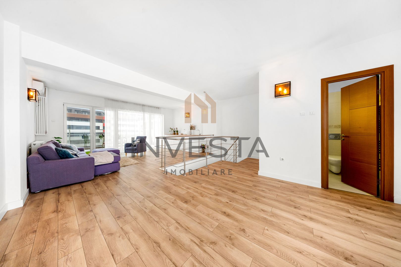 Penthouse de lux pe 2 nivele cu 4 terase in Buna Ziua! - Poză 12